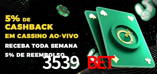Promoções do cassino ao Vivo 3539 bet